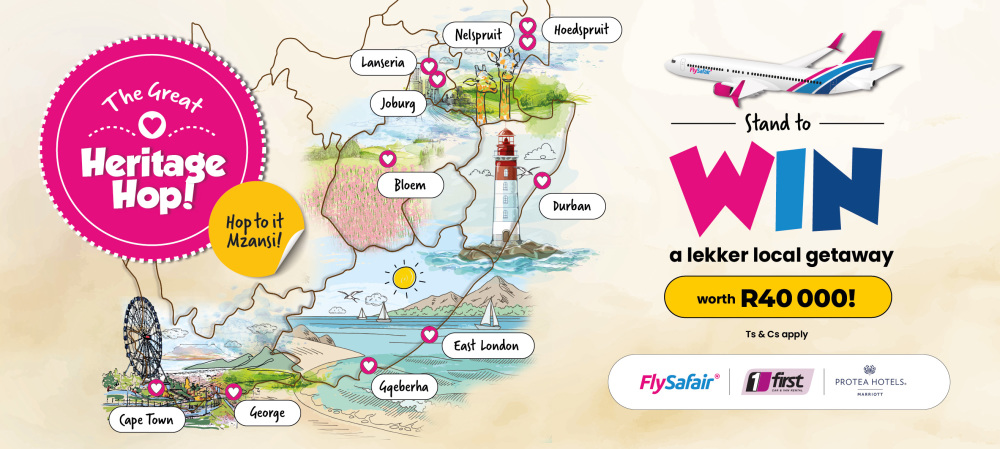 aidankew's tweet card. This Heritage Month, we’re celebrating the people, places, and iconic flavours that make South Africa so lekker. And to help you experience it all, we’re giving one lucky winner the chance to hop off...