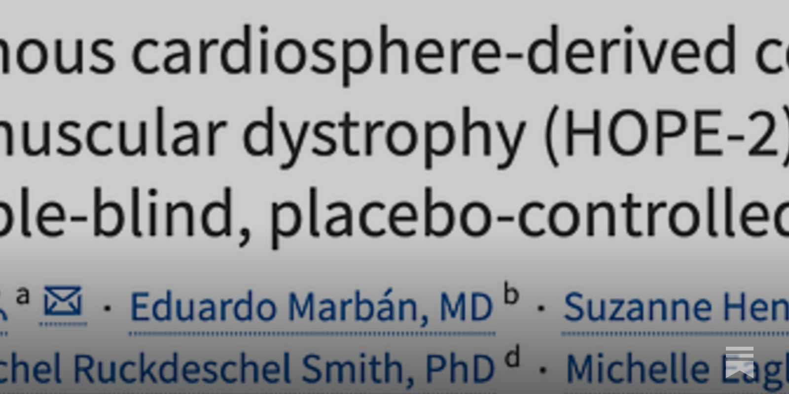 AppleHelix's tweet card. The Study of the Week looks at Capricor Therapeutics drug for Duchenne Muscular Dystrophy. It's published in the Lancet so you can see FDA's reasoning