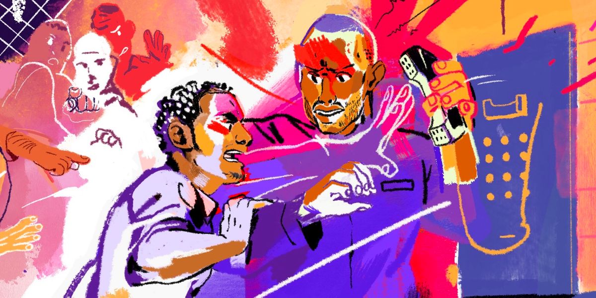 TheSentenceDoc's tweet card. In a prison where 200 men share eight phones, making back-to-back calls is like challenging the guy behind you to a duel.