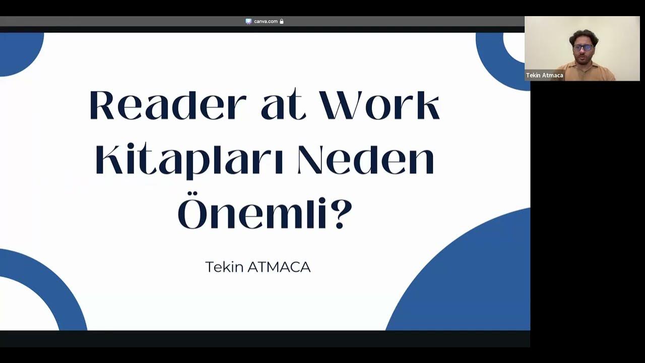 TekinAtmaca_'s tweet card. Reader at Work Kitapları Neden Önemli?