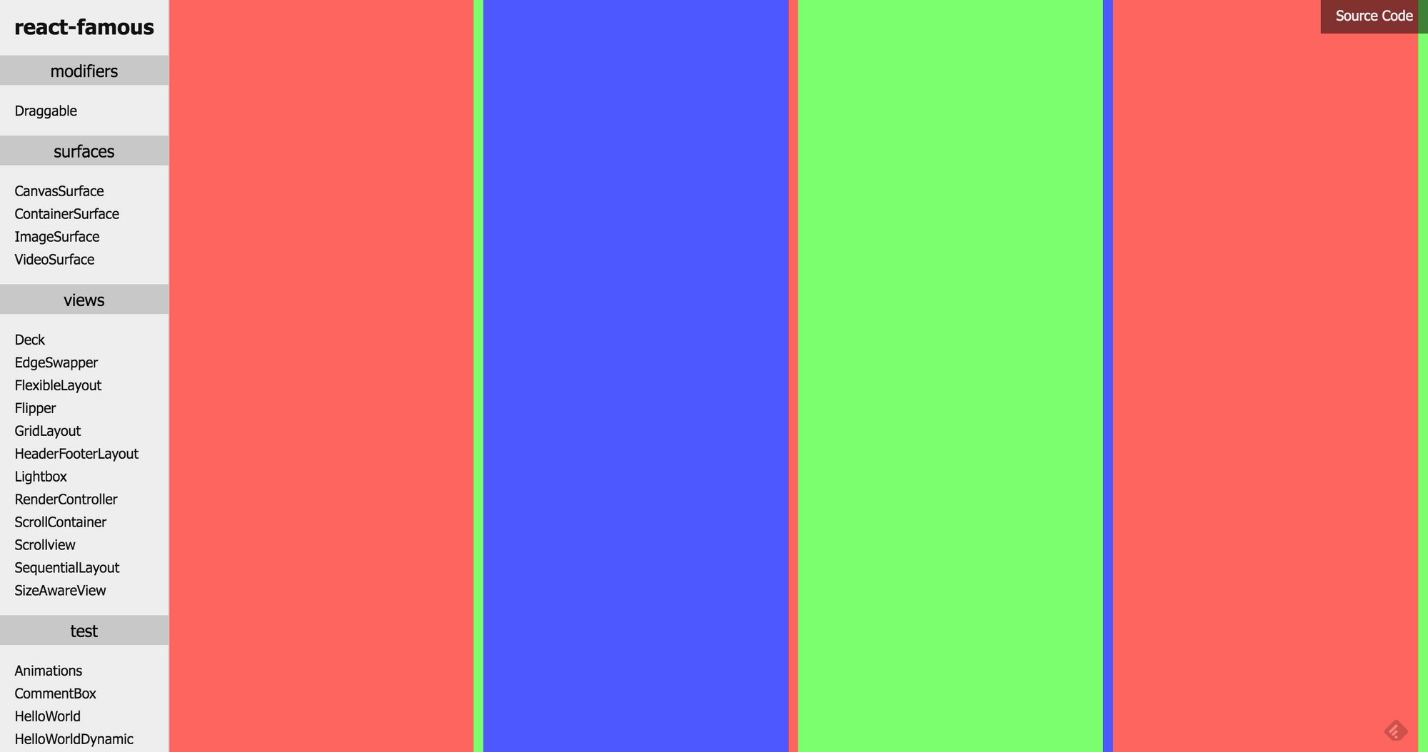 madewithreact's tweet card. It is a React bridge to Famo.us. Add Famo.us [http://famo.us/] interactions and animations to any React application and build Famo.us applications with React. Using react-famous, you can: * Create...