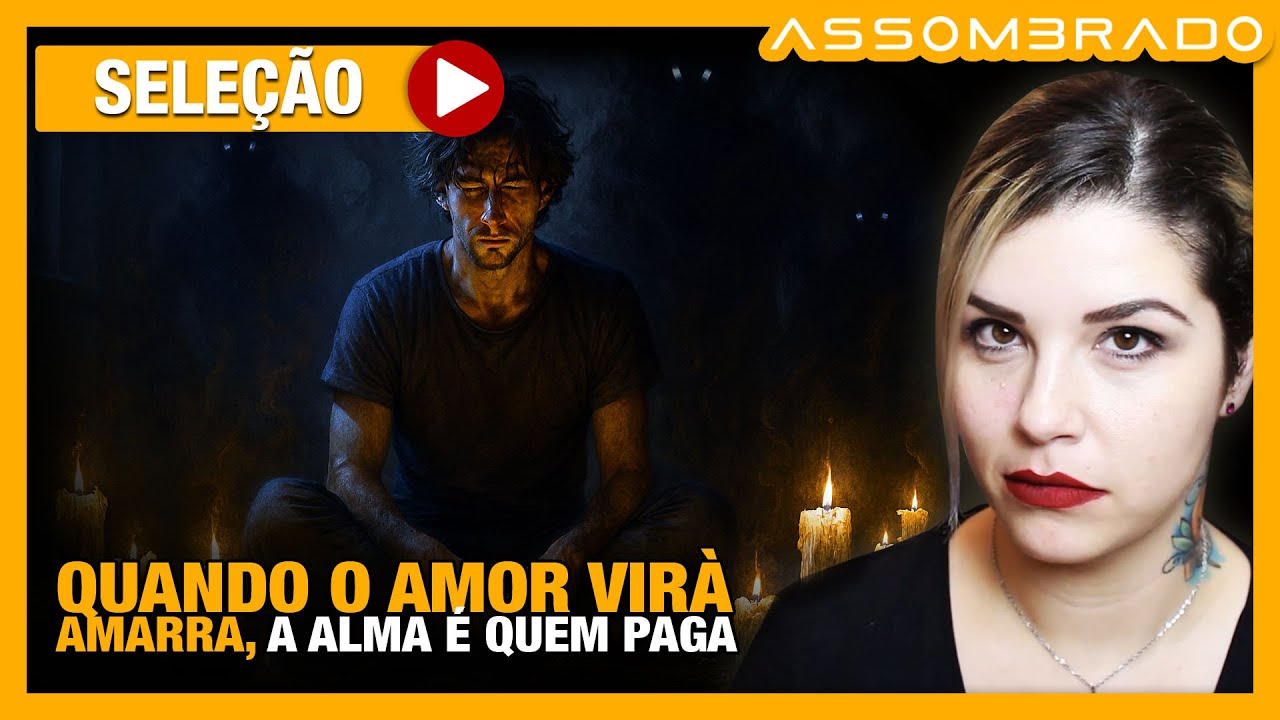 AssombradoBlog's tweet card. QUANDO O AMOR VIRA AMARRA, A ALMA É QUEM PAGA - A AMARRAÇÃO QUE NÃO...