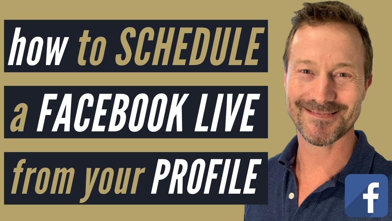 jameshannan's tweet card. How To Schedule A Facebook Live For Your Facebook Profile by Rise...