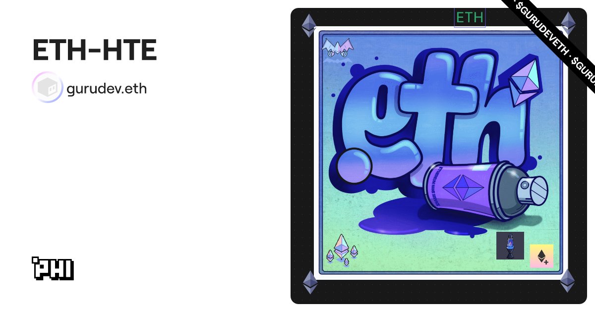 gurudevweb's tweet card. A place to create, mint, and shape your onchain identity.