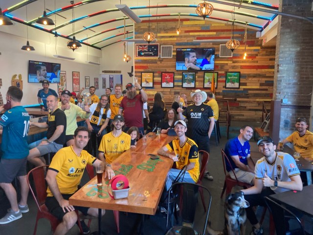 Houston_Wolves's tweet card. If you’re looking for a traditional sports bar to watch the game, then Nick’s Place could be the ideal pick.