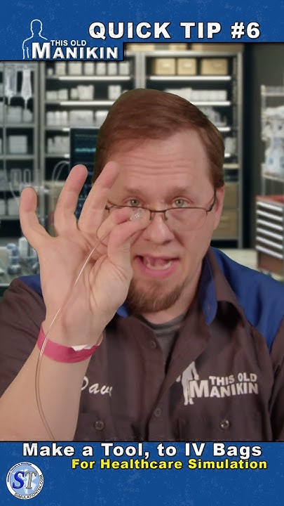 simulationtek's tweet card. #TOManikin QT6-Make a quick way to refill IV bags!