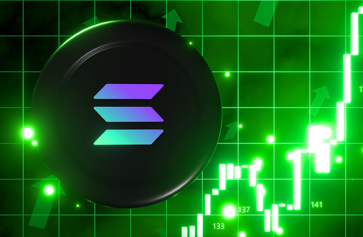 computing_net's tweet card. Solana (SOL) rebounds to $145 after a sharp decline, facing resistance at $155 as it navigates a mixed market sentiment.