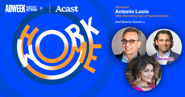 Adweek's tweet card. During the conversation, they discuss parenting their "Wolfe cubs" during the pandemic, balancing dual careers and living with extended family members.