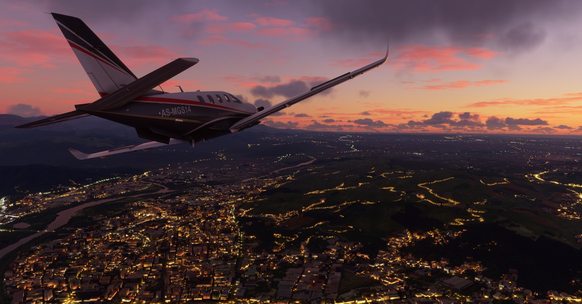 marcusanz's tweet card. A free update is bringing a new level of realism to Flight Simulator — if you have the hardware for it.