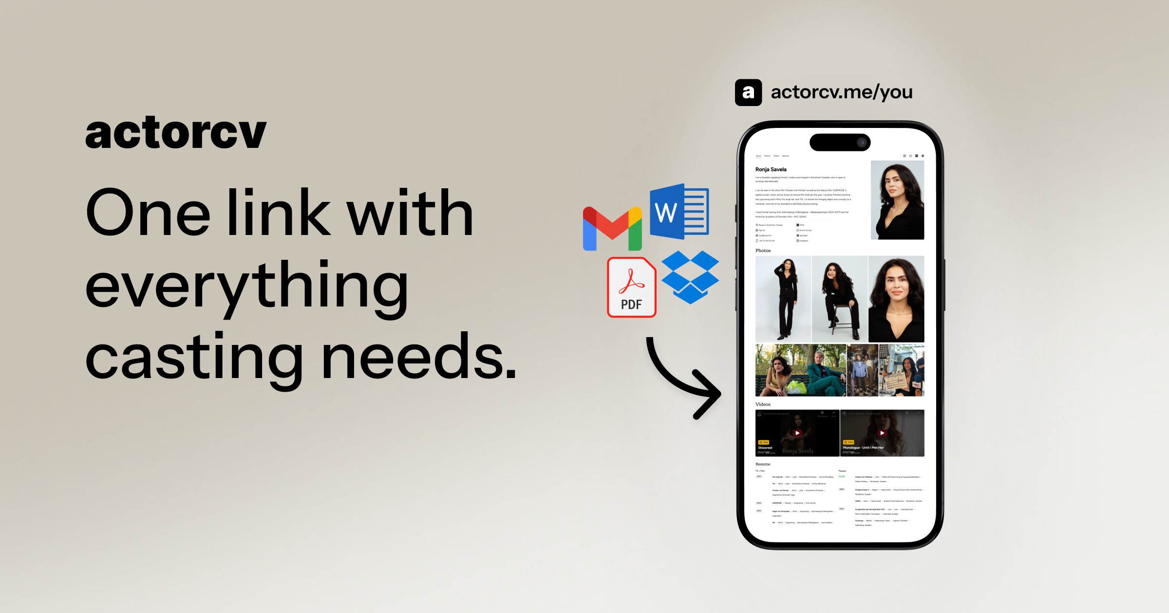 ceciliaokugo_'s tweet card. Build and showcase your acting website with ActorCV. Designed by actors, for actors.