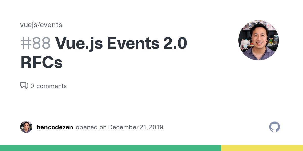 vuejs_events's tweet card. Introduction Since the creation of Vue.js Events, we have had a lot of success in helping many new meetups gain visibility as well as providing resources to new and experienced organizers. However,...
