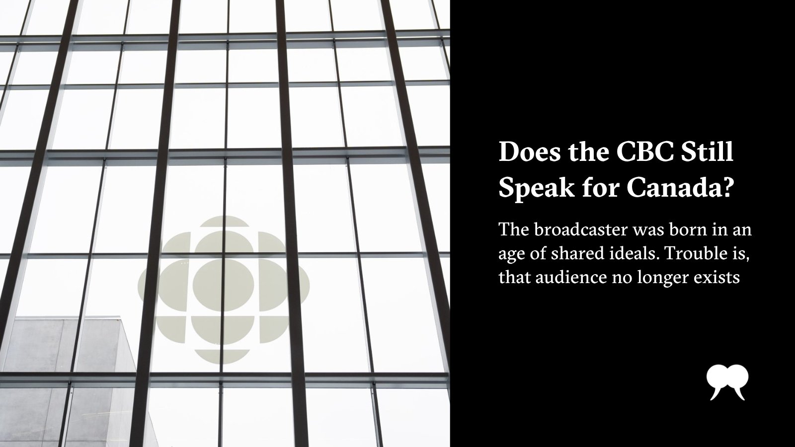 thewalrus's tweet card. The broadcaster was born in an age of shared ideals. Trouble is, that audience no longer exists