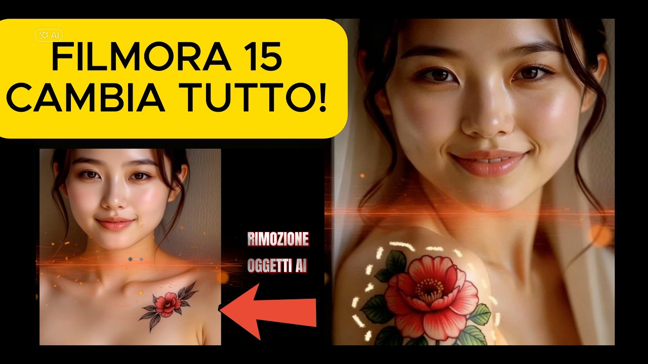 MauroTandoi's tweet card. Filmora 15 Tutorial: Finalmente i Sotto Progetti e Rimuovi Oggetti e...