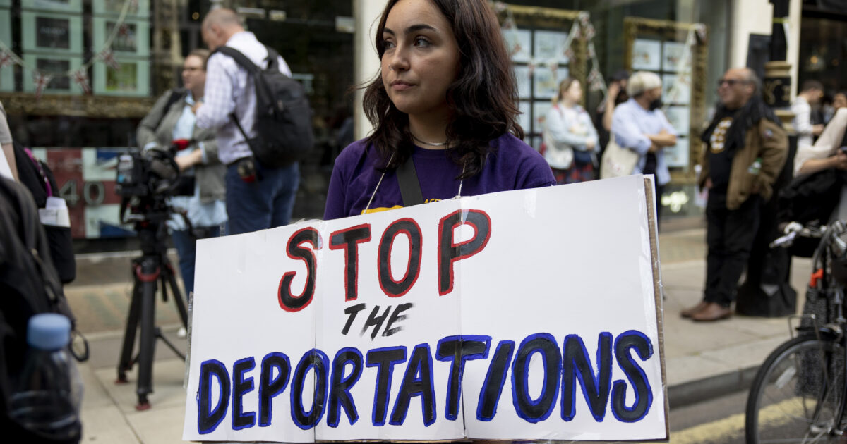 jeremycorbyn's tweet card. Threatening peaceful protesters with life in prison is authoritarianism, plain and simple. We aren't going to stand for it – and nor should you, writes immigration activist Griff Ferris.