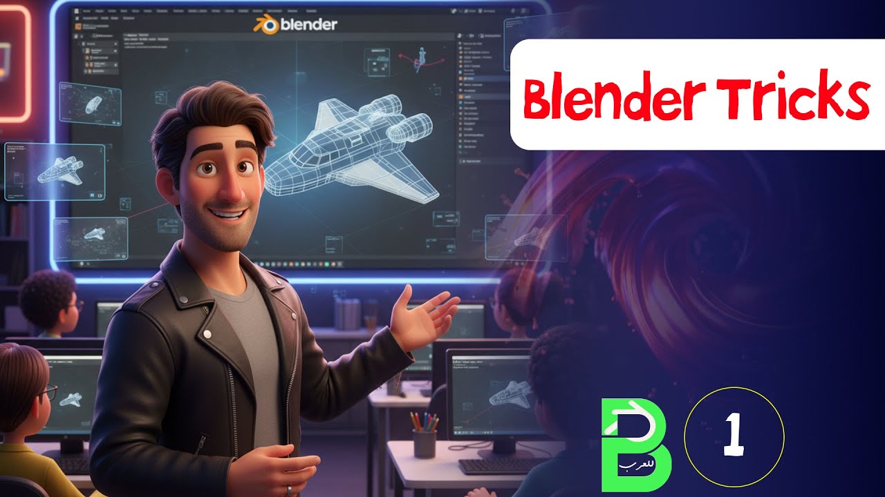 academy_angle's tweet card. Blender Tricks | معلومة فى بلندر #1