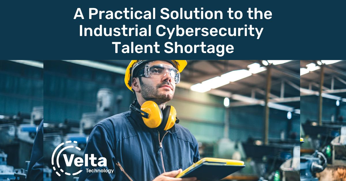 VeltaTechnology's tweet card. Demand for experienced talent, and the importance of maintaining cybersecurity defenses for operational technology (OT) and industrial control systems (ICS), have never been greater. Don't let a lack...