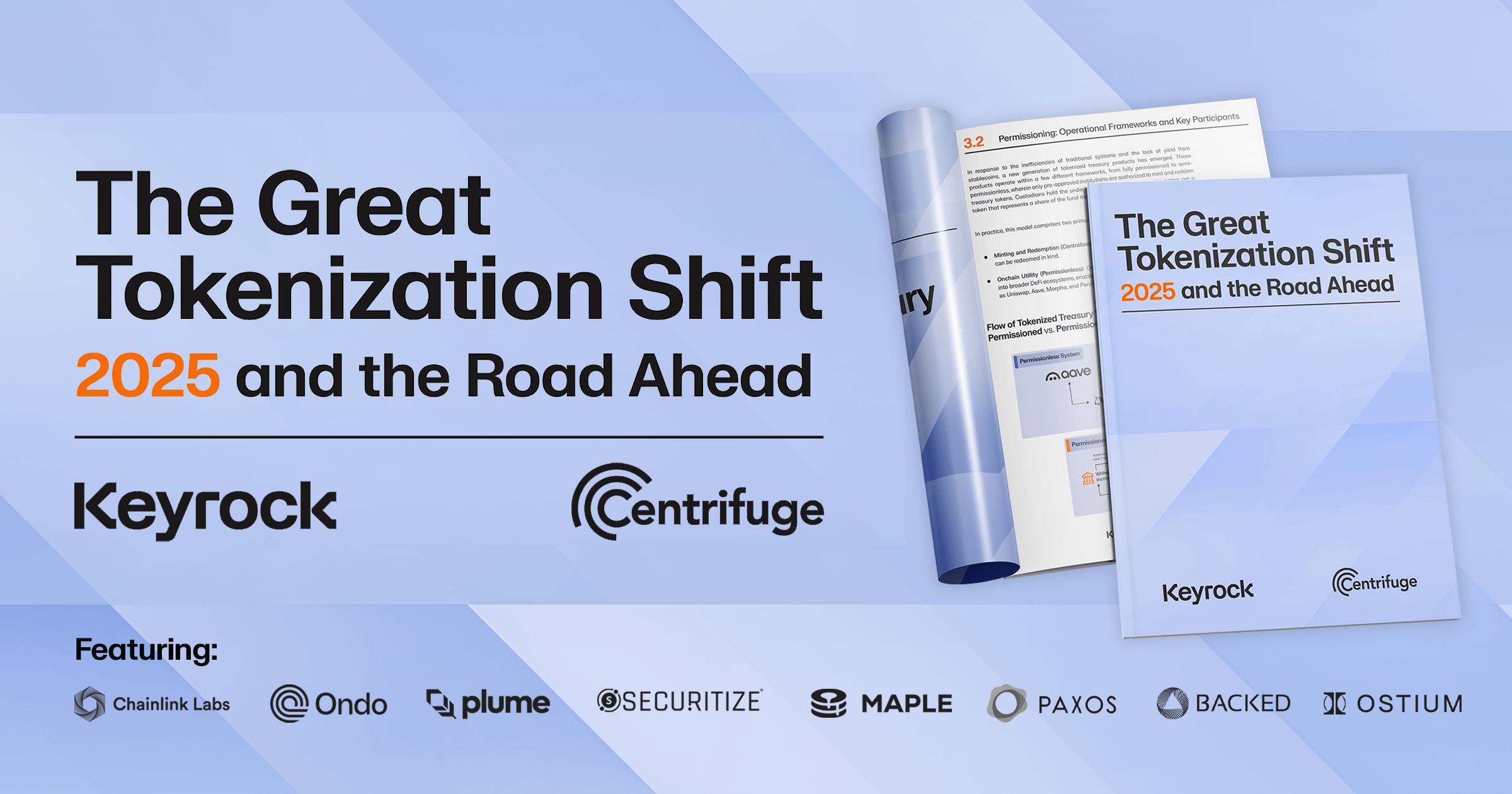 keyrock's tweet card. Keyrock, in collaboration with Centrifuge, has released a comprehensive report exploring the current landscape of Real-World Asset Tokenization.