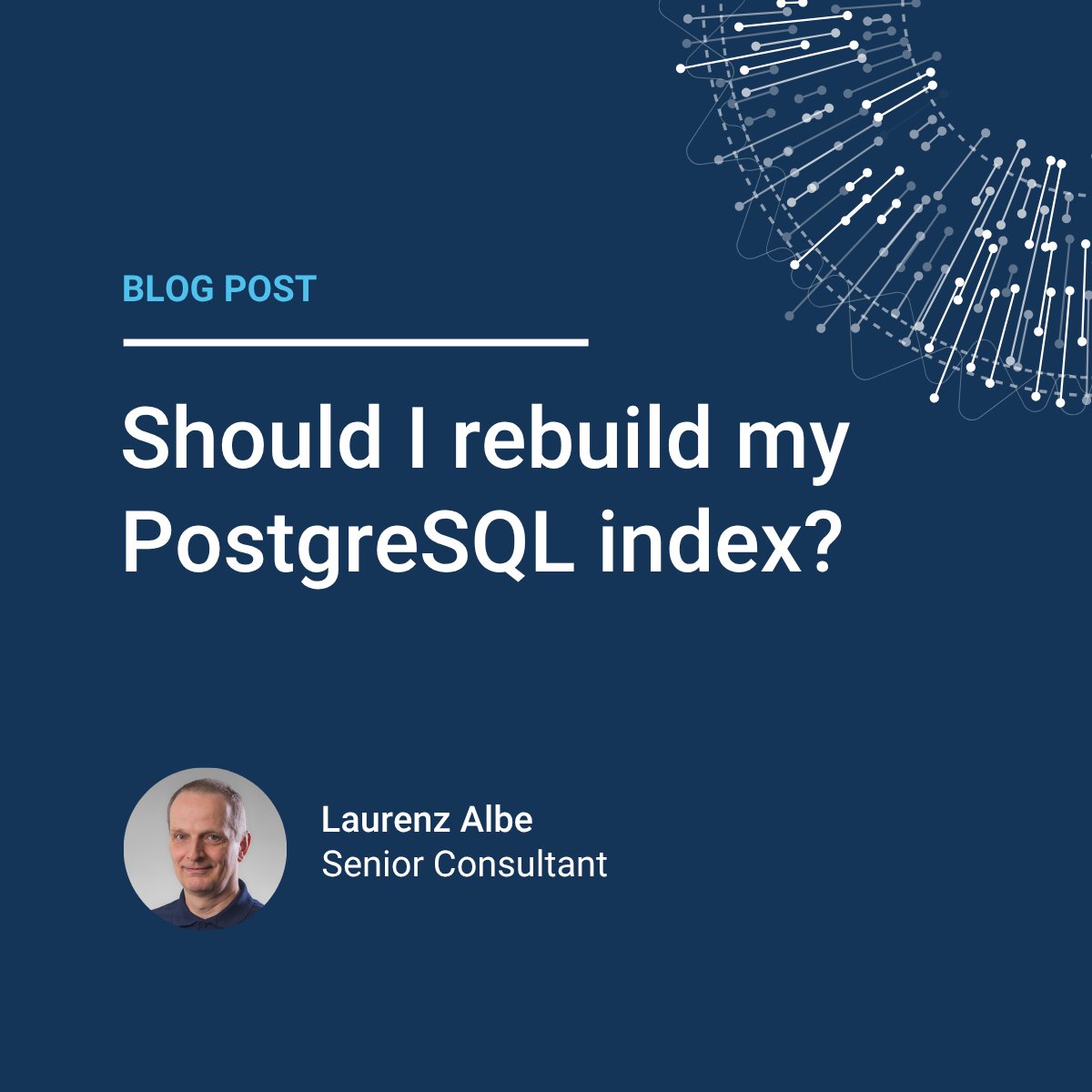 planetpostgres's tweet card. In this article, I discuss when it makes sense to rebuild an index and show the appropriate diagnistic tools.