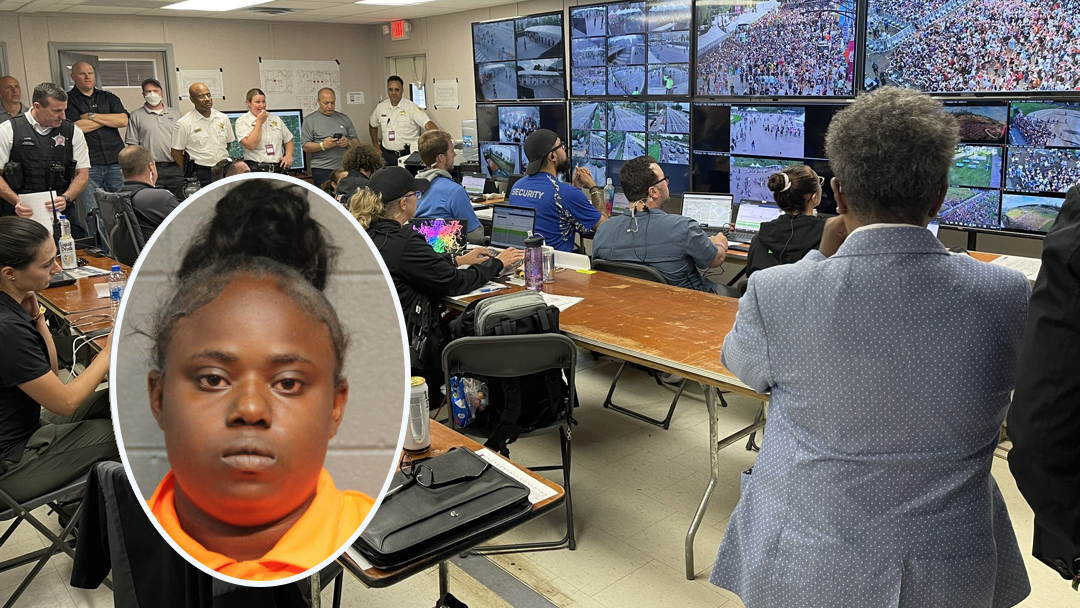 CWBChicago's tweet card. A Lollapalooza security guard circulated false plans for a mass shooting at the music festival so she could leave work early, prosecutors said.