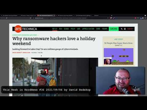 ChrisRoseTech's tweet card. TWINN #36 Why Ransomware Hackers love long weekends