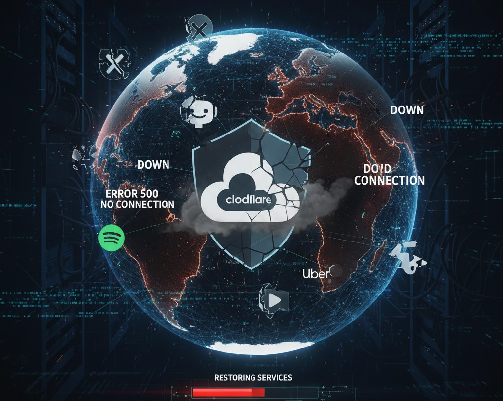 TechHausa's tweet card. Asalin Dalilin Da Ya Haddasa Cikas a Manyan Shafukan Yanar Gizo A Yau