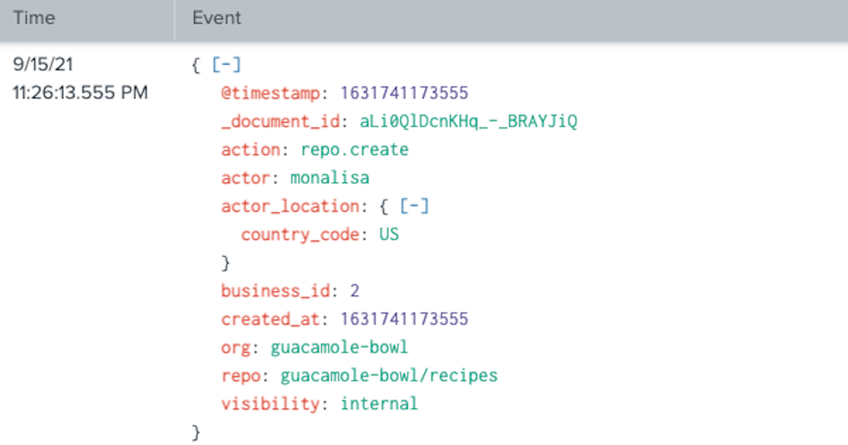 reddobowen's tweet card. If you're a GitHub Enterprise Cloud customer, you can now set up a stream of audit log and Git events to Splunk or an Azure Event Hub.