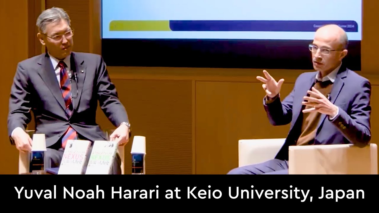 contextlab's tweet card. Human Dignity in the Age of AI | Yuval Noah Harari