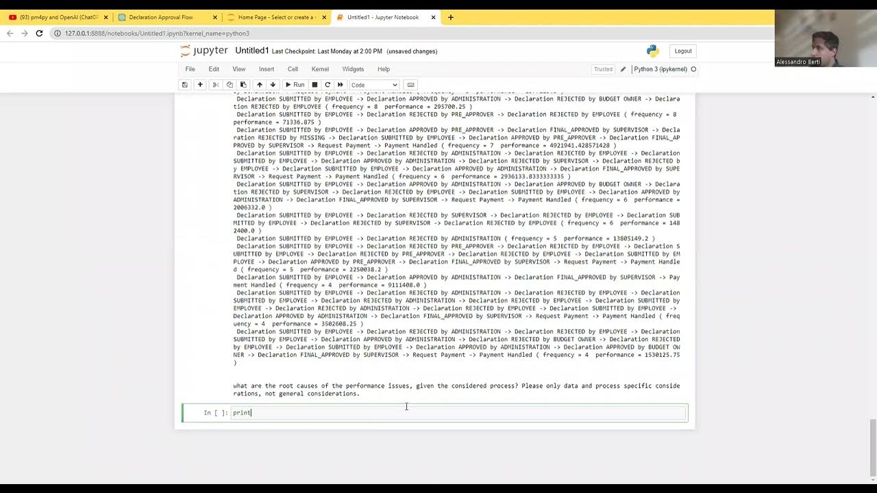 Alessan75384183's tweet card. pm4py and OpenAI (ChatGPT 4) integration - BPIC 2020 log