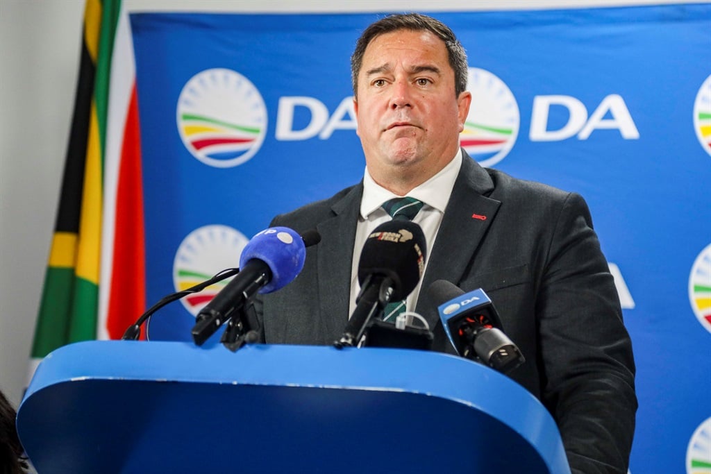 News24's tweet card. South Africa’s second-biggest political party said it remains committed to the country’s so-called national unity government, as it works to resolve a dispute over new laws approved by President...