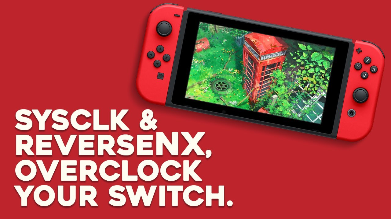 bytesizechris's tweet card. How To Easily Overclock Your Hacked Switch and Change Your Visuals!