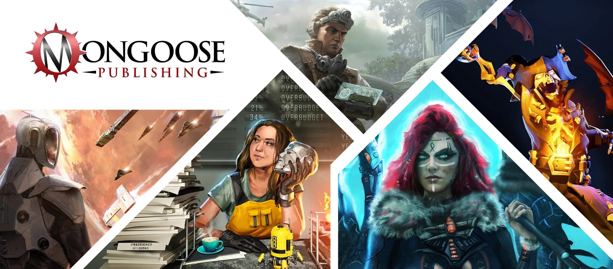 GeekNative's tweet card. Mongoose Publishing’s State of the Mongoose 2025 reveals the acquisition of Dark Conspiracy, a standalone 2300AD rulebook, and the prototype of a new Traveller video game.