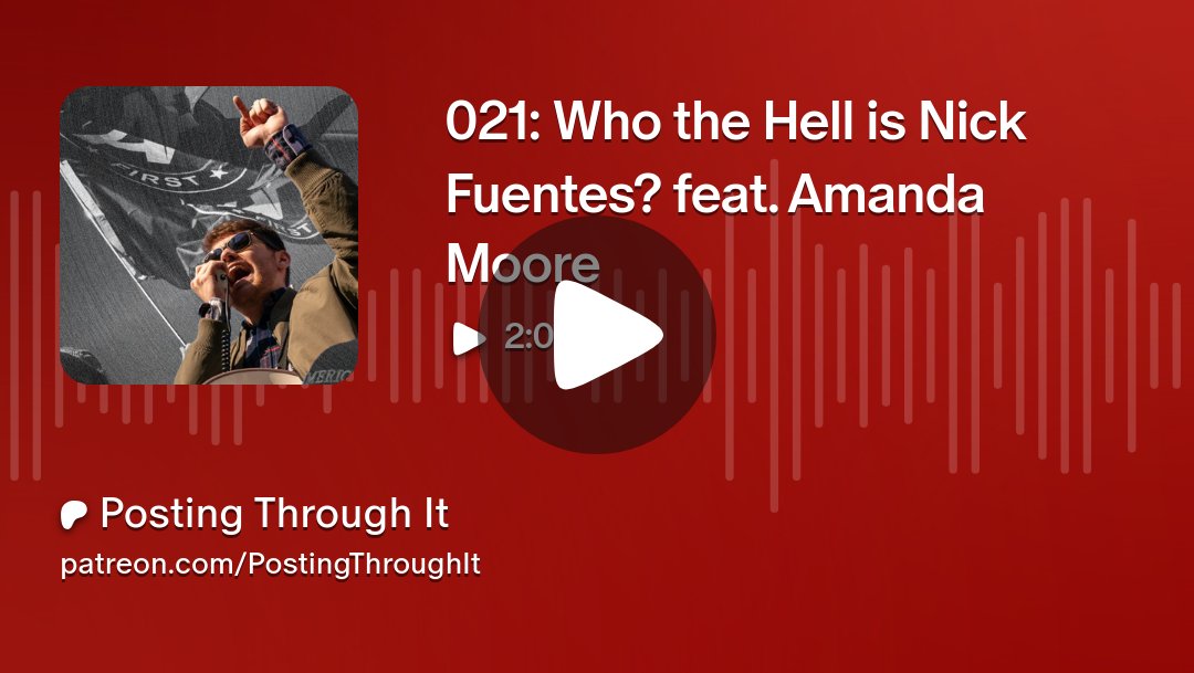 PostThroughIt's tweet card. Get more from Posting Through It on Patreon