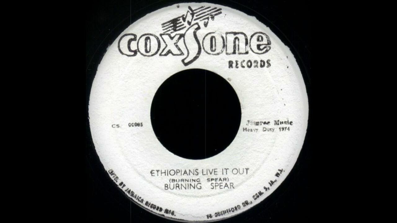 Gra_lfc_colfc's tweet card. Burning Spear - Ethiopians Live It Out (Coxsone Records)