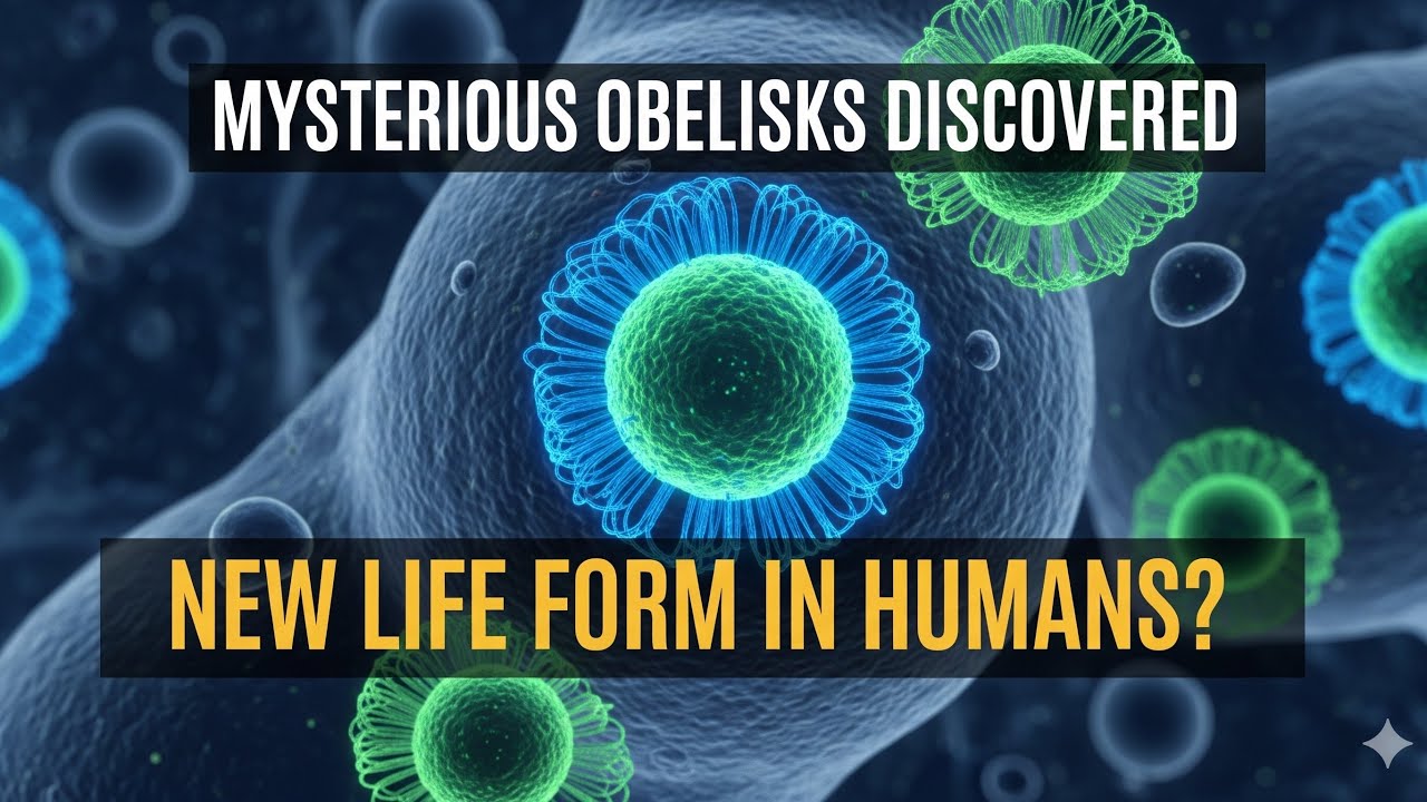 Artefakt26's tweet card. Scientists Discover "Obelisks": Mysterious New RNA Structures Found...