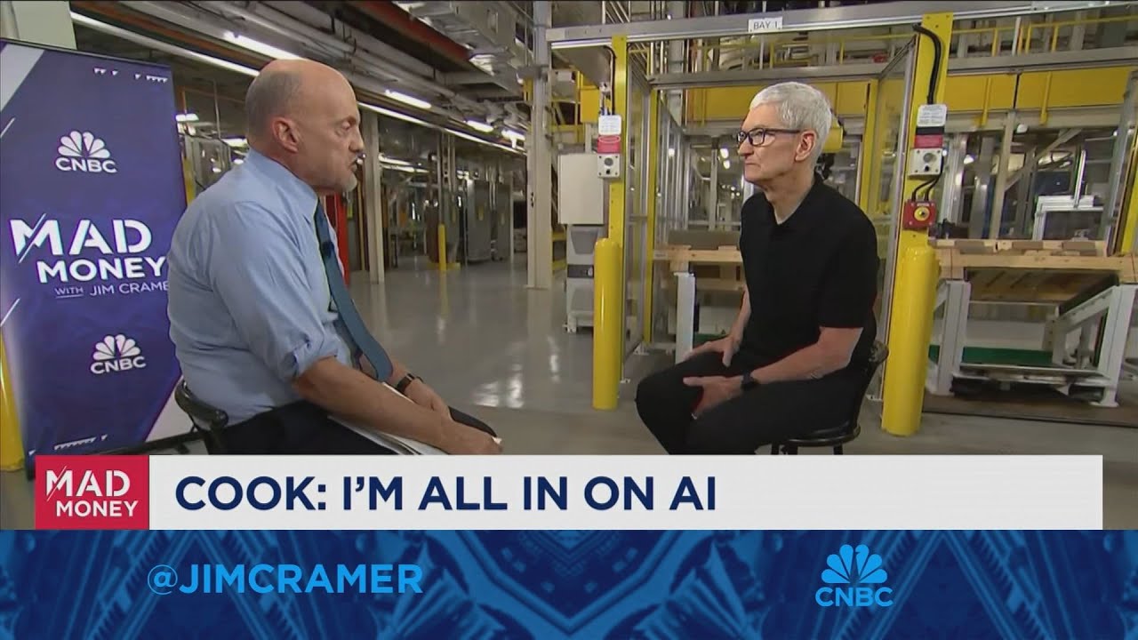 UCSB87's tweet card. Apple CEO Tim Cook: Tariffs are a motivating factor for any business...