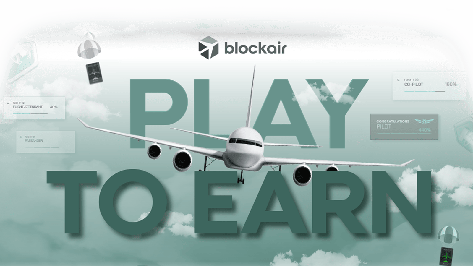 OxMusab's tweet card. Blockair is a Play-to-Earn web3 game that allows you to earn stable USDT payouts by completing flights with your Boarding Pass NFT.