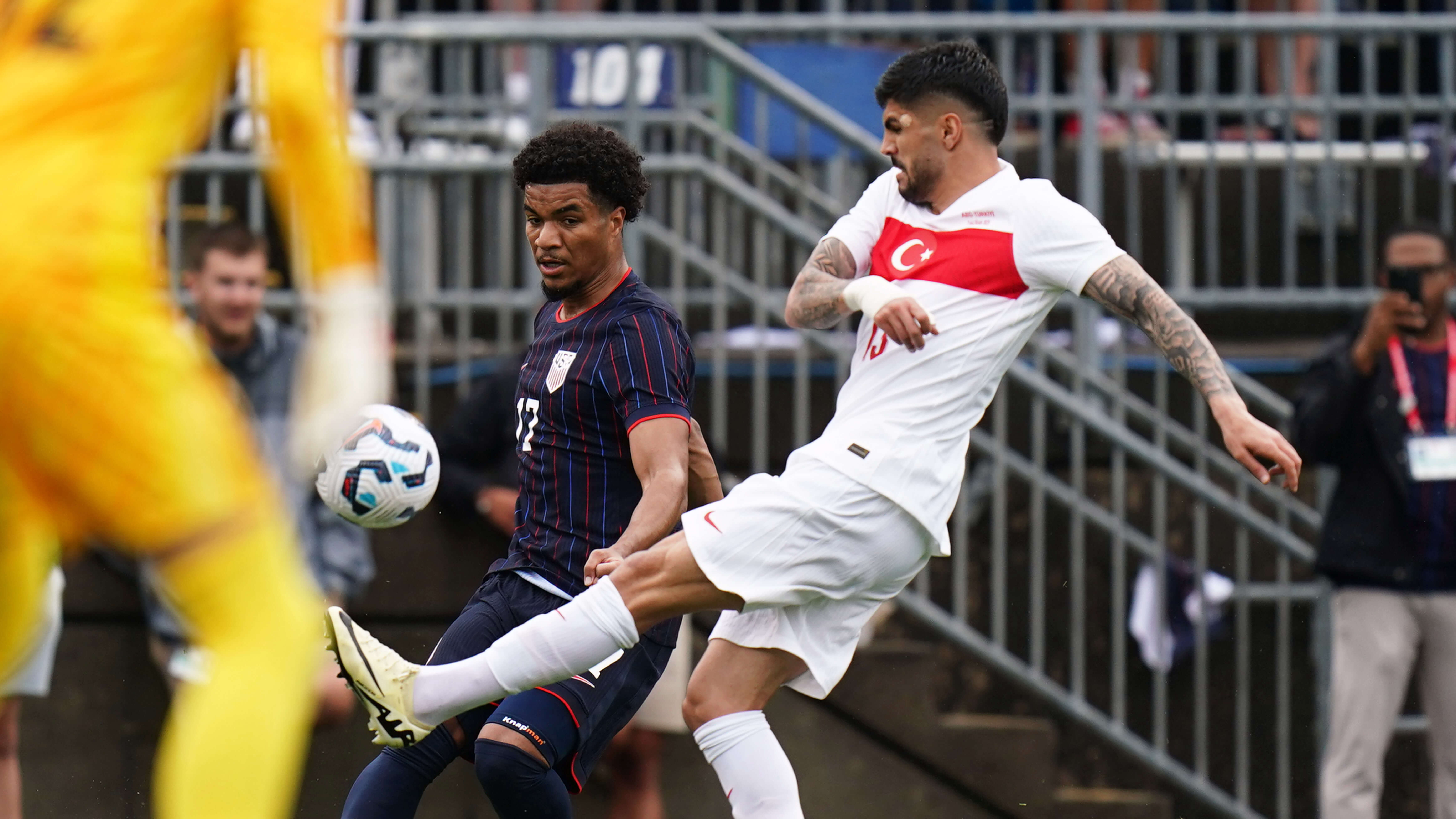 Covers's tweet card. Among the many players confirmed Monday were two defenders who play for Turkish giants Galatasaray.