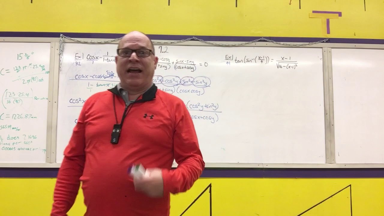 MrTsMath's tweet card. Trigonometry 7.2 Part 2