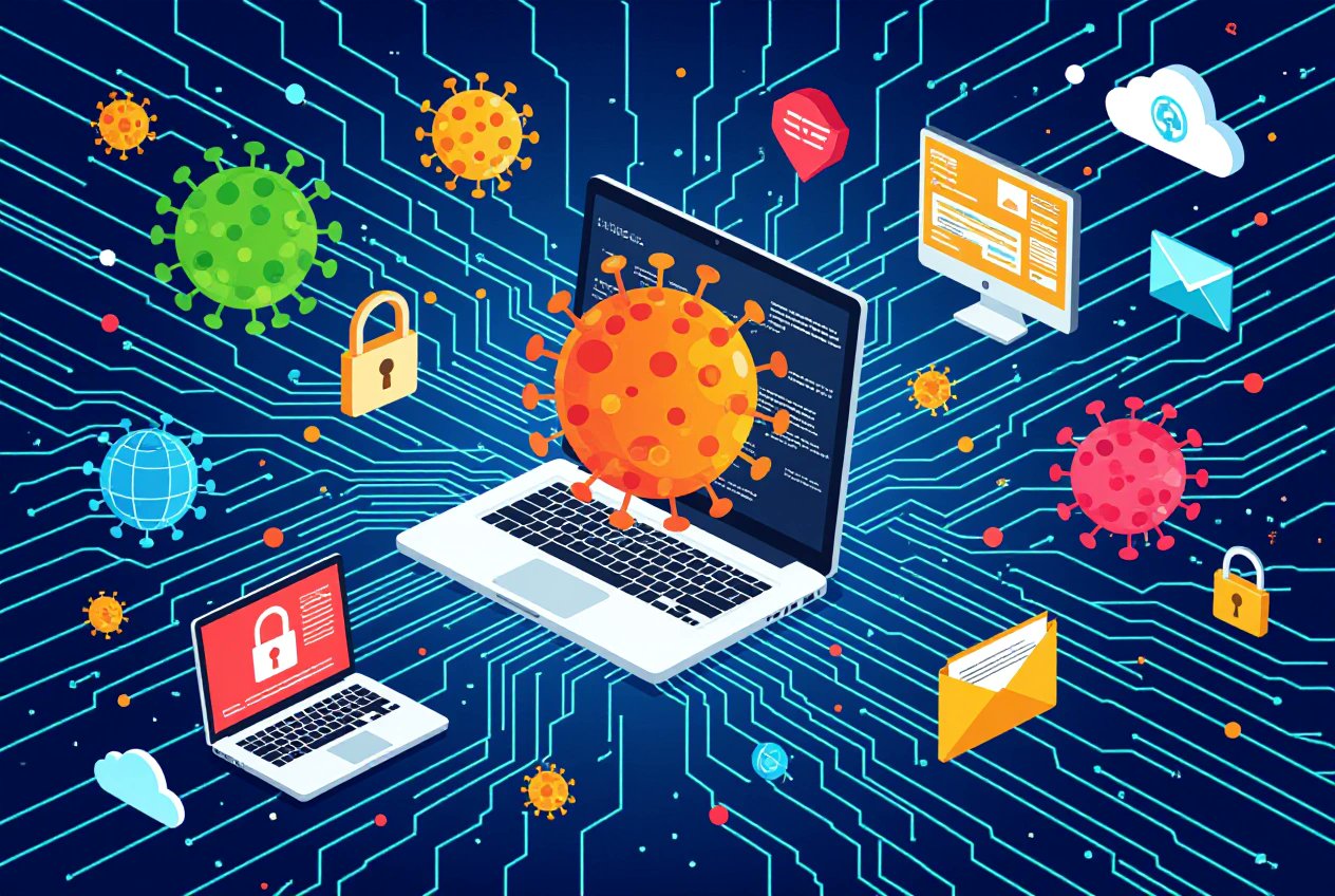 Techboxfr's tweet card. Découvrez tous les types de virus informatiques et de malwares : définitions claires, grandes familles, exemples célèbres et conseils pour mieux vous protéger en 2025.