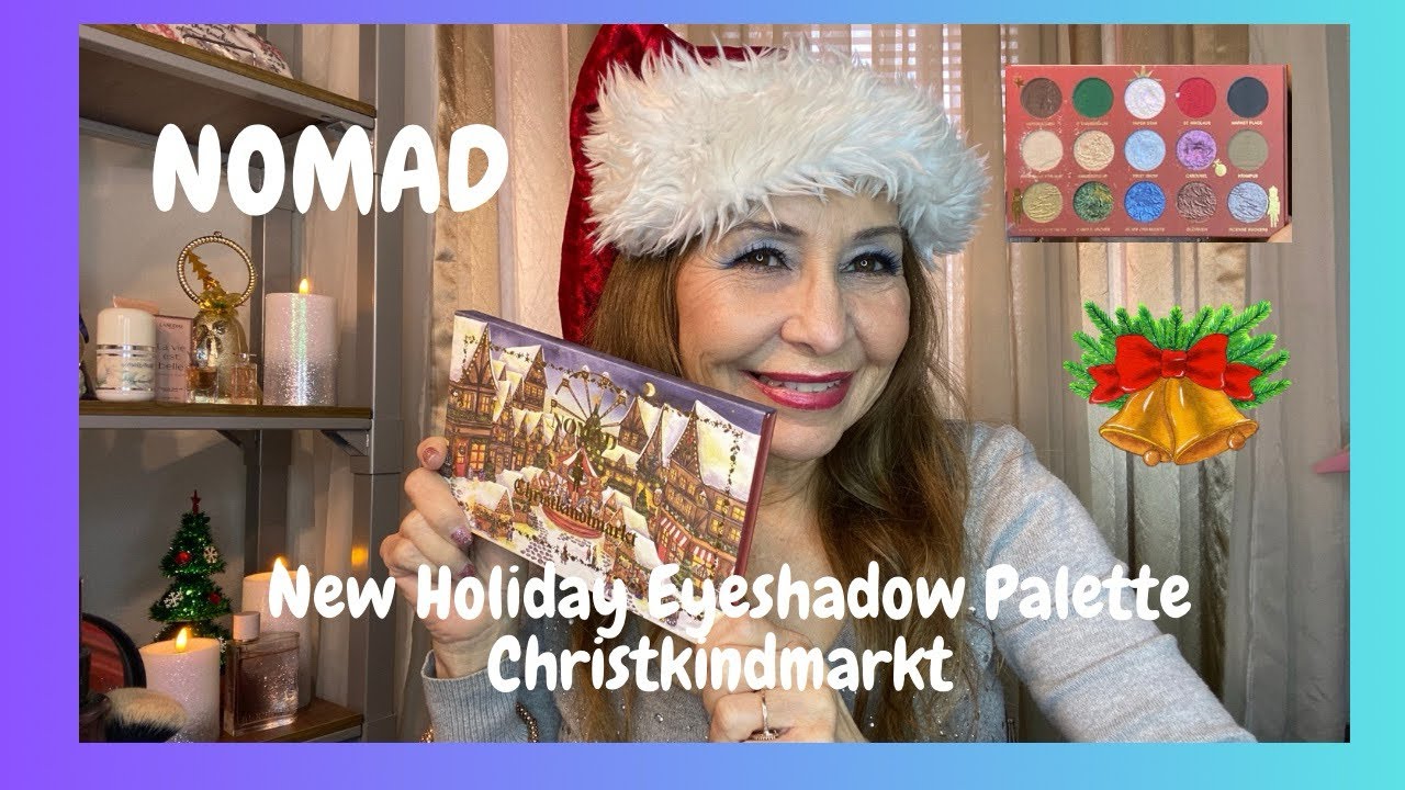 cynthiamoore317's tweet card. NEW Nomad Christkindlmarket Eyeshadow Palette!!!