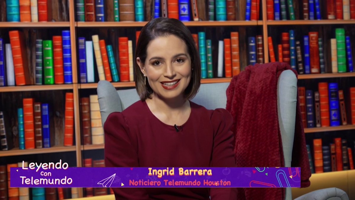 TelemundoHou's tweet card. Ingrid Barrera lee “José Juan y el Monstruo Y Si” para los niños de nuestra comunidad.