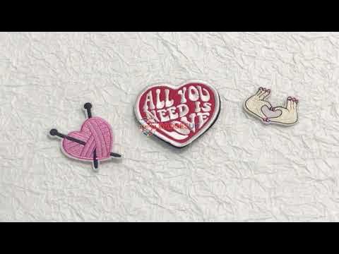 G80456931's tweet card. Heart Patch From Badges UK