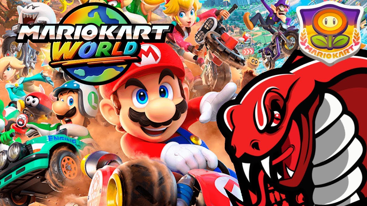 ApotrixG's tweet card. Mario Kart World: 100cc Flower Cup