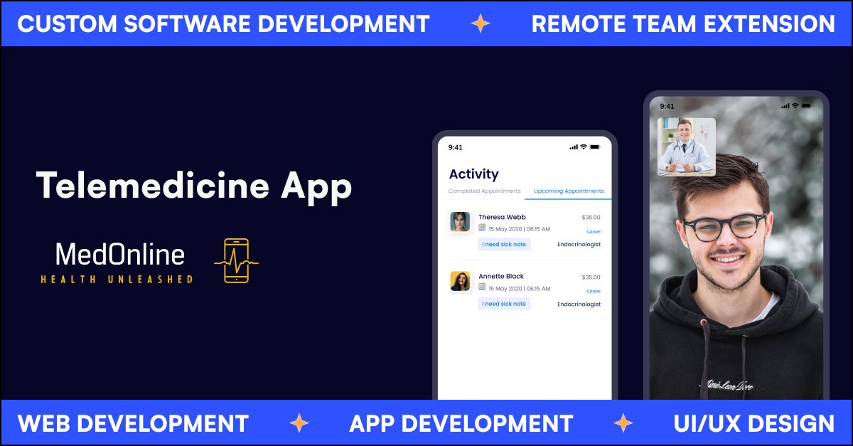 SolGuruz's tweet card. Discover our case study on Telemedicine app solution, delivering a comprehensive doctor consultation app for patients.
