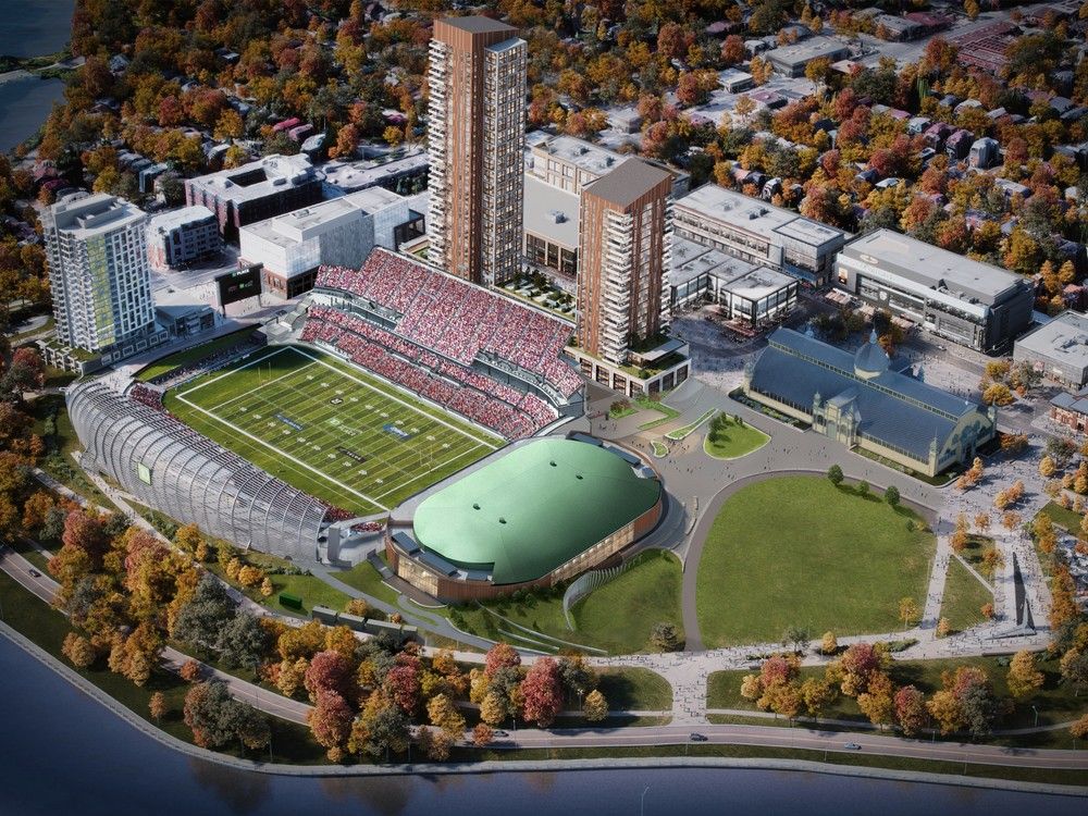 HorizonOttawa's tweet card. Menard: Lansdowne 2.0 would cost more but offer much less