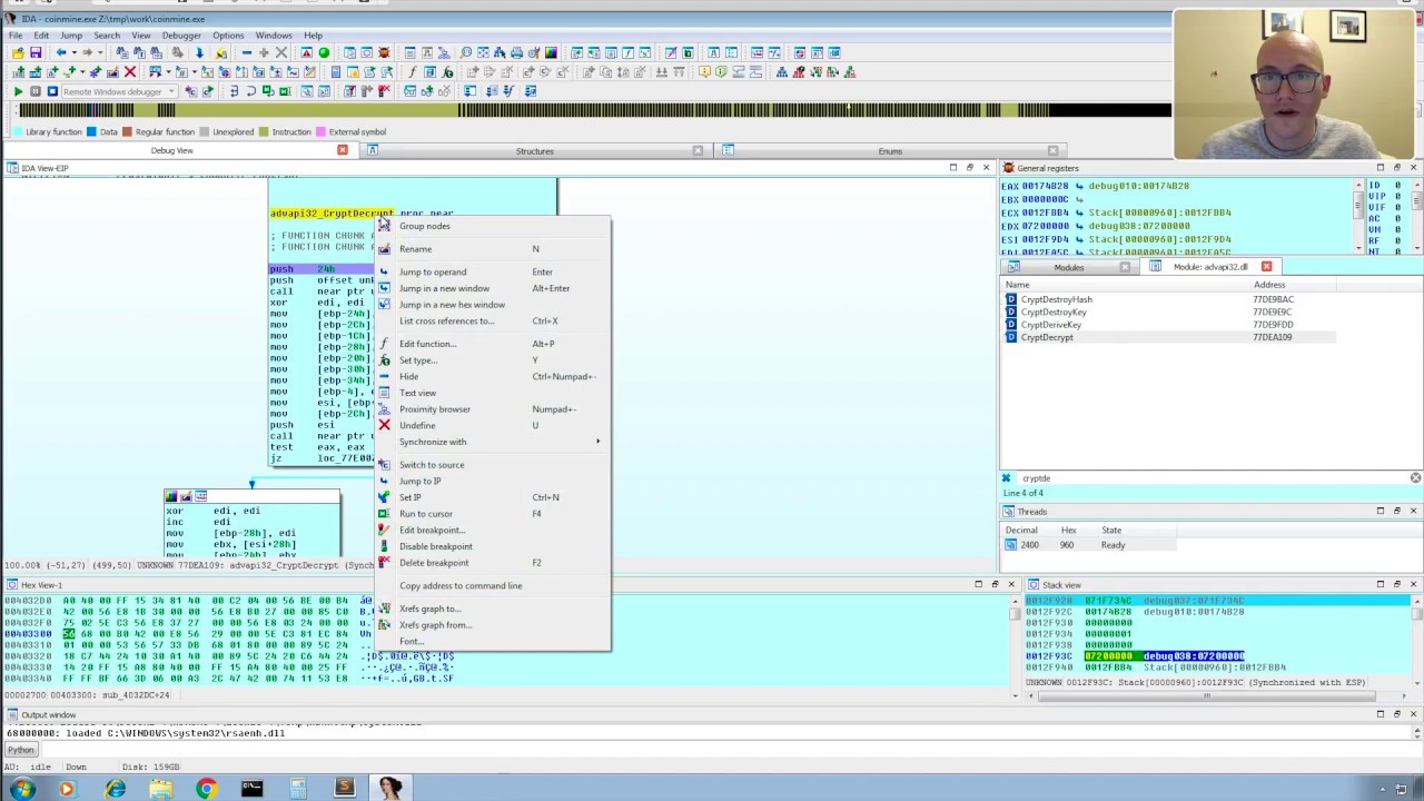 ganeshnathan28's tweet card. Fast Malware Unpacking With CryptDecrypt and RtlDecompressBuffer