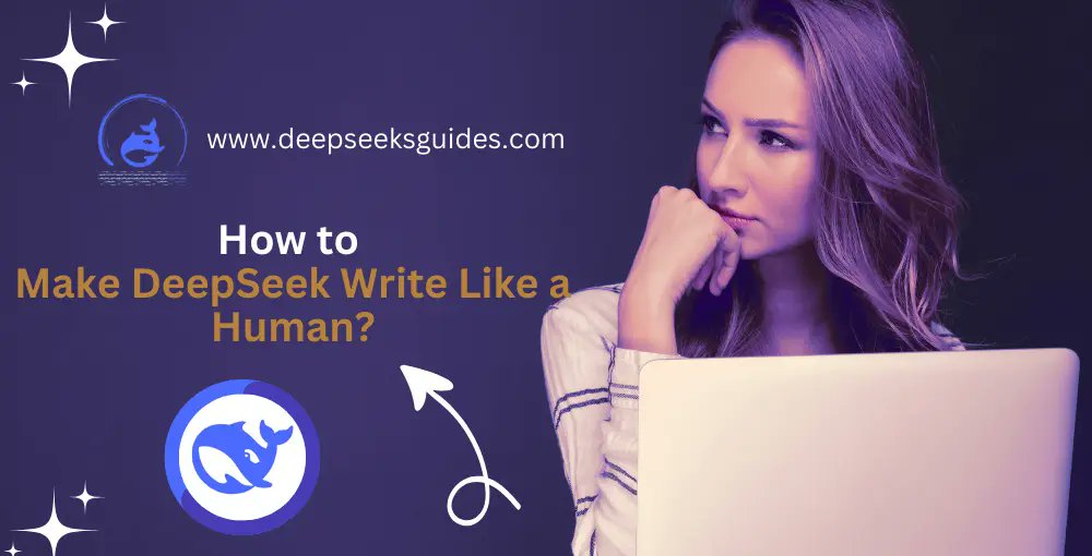 DeepseeksGuides's tweet card. Want to learn how to make DeepSeek write like a human? Here is a tested step by step guide along with prompts for DeepSeek to write like human.
