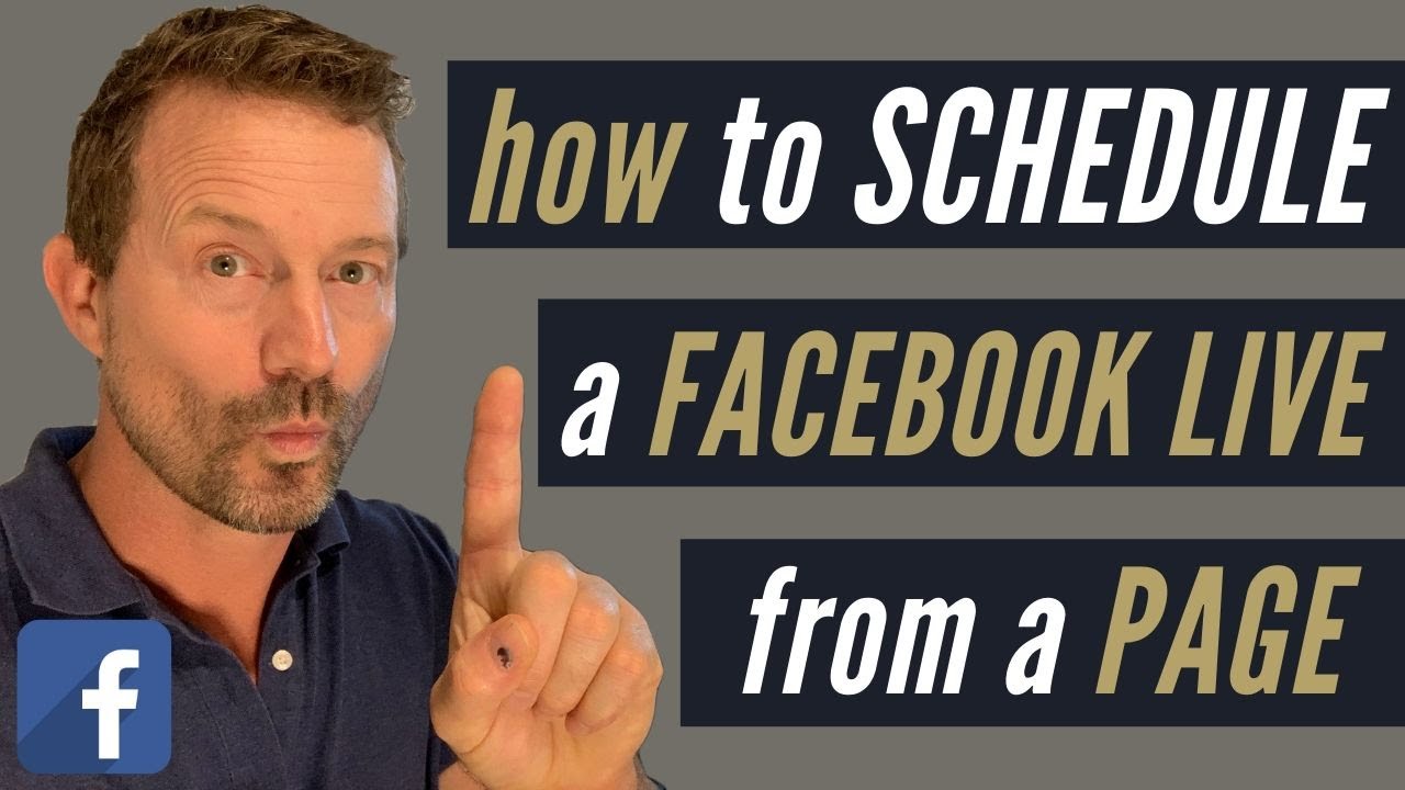 jameshannan's tweet card. How To Schedule A Facebook Live For A Facebook Business Page |...