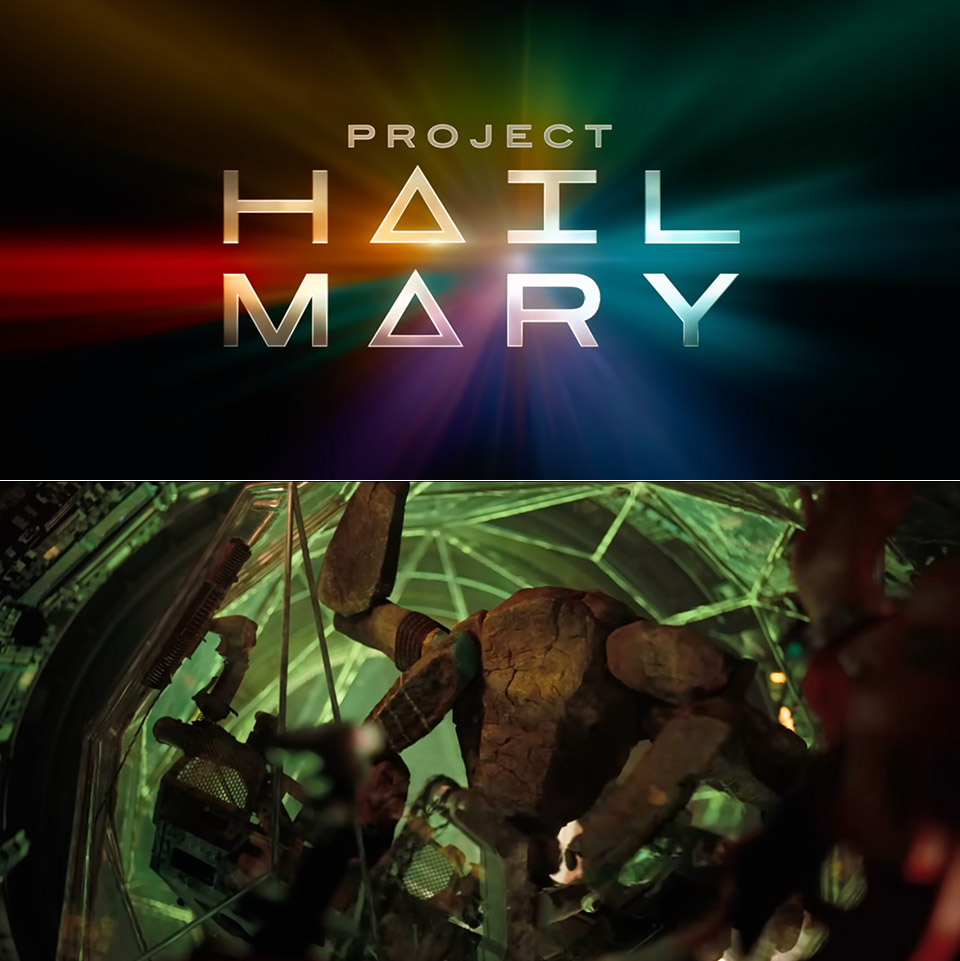 techeblog's tweet card. Ryan Gosling floats through space as stars flash past like lightning bugs on a hot summer night. This film is an adaptation of Andy Weir's 2021 novel Project Hail Mary and will be released in US...