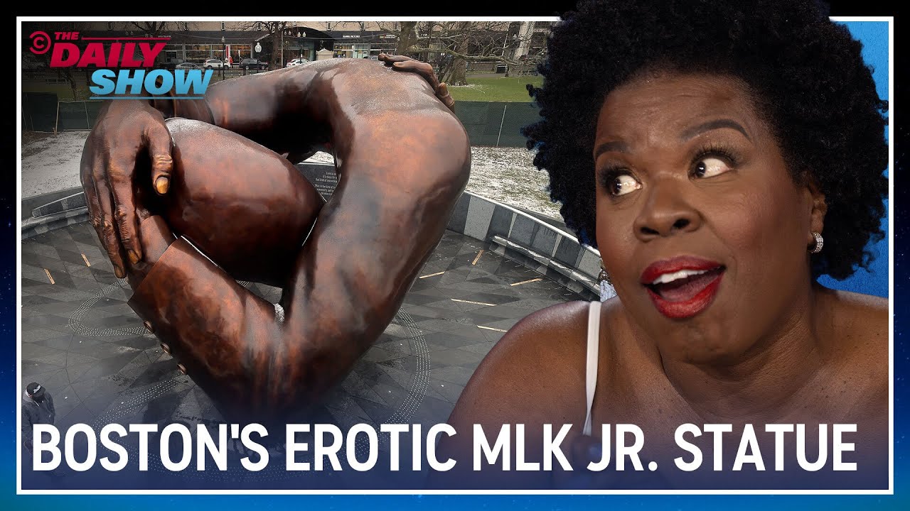 datdavid83's tweet card. Leslie Jones Tackles the Erotic MLK Jr. Statue & Classified Docs in...